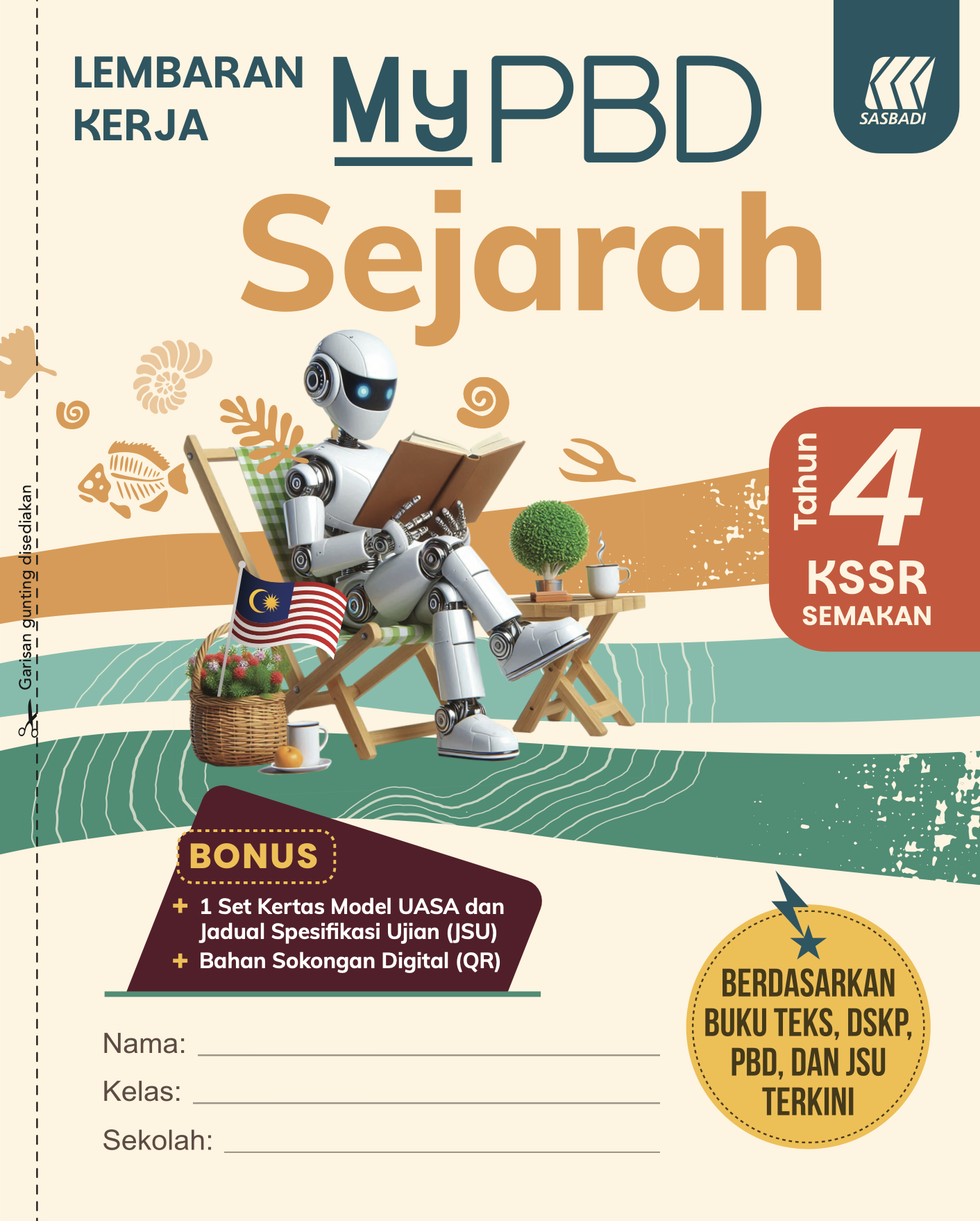 Lembaran Kerja MyPBD KSSR Sejarah Tahun 4 Cover